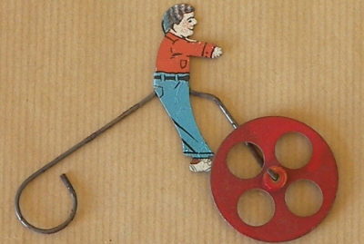 Cyclistes miniatures rétro vintage