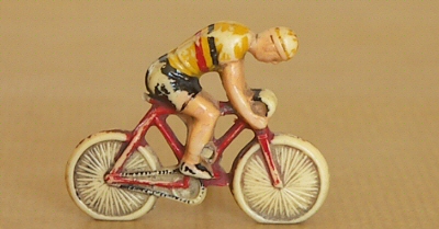 Cyclistes miniatures rétro vintage