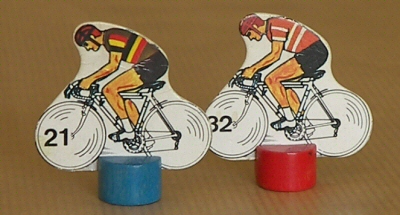 Cyclistes miniatures rétro vintage