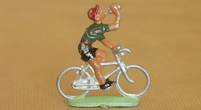 Cyclistes miniatures rétro vintage