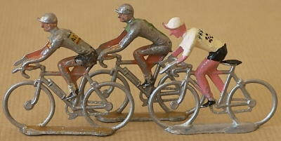 Cyclistes miniatures rétro vintage