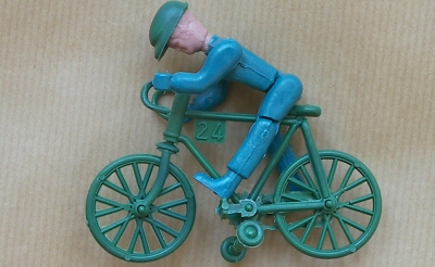 Cyclistes miniatures rétro vintage