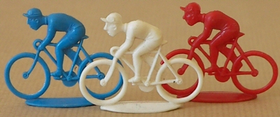 Cyclistes miniatures rétro vintage
