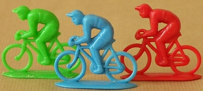 Cyclistes miniatures rétro vintage