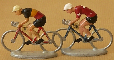 Cyclistes miniatures du Tour de France