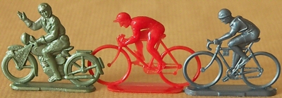 Cyclistes miniatures rétro vintage