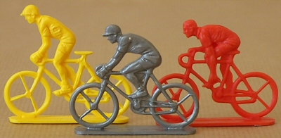Cyclistes miniatures rétro vintage