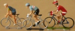 Cyclistes miniatures rétro vintage