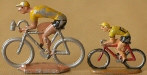 Cyclistes miniatures rétro vintage